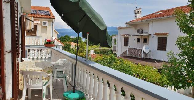 Apartment Bijelic A4 – Balcony