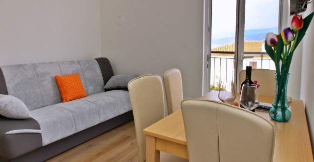 Apartment Ivo 1 – Meerblick und Balkon