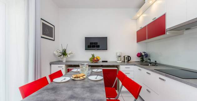 Apartman Presker – pogled more i balkon