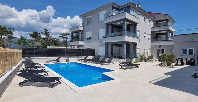 Appartamento Punta Silo A7 – piscina e vista mare