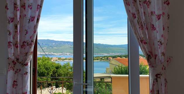 Apartment Rebeka 2 – 160 m vom Meer, Balkon