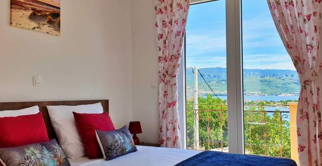 Apartment Rebeka 2 – 160 m vom Meer, Balkon