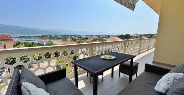 Apartman Roži – pogled more i balkon