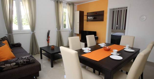 Apartment Gorica 1 Nr.5 – mit Pool, 200 m vom Strand