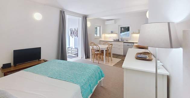 Studio apartman Meratti – u starom dijelu Baške, 200 m od plaže