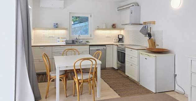 Studio apartman Meratti – u starom dijelu Baške, 200 m od plaže