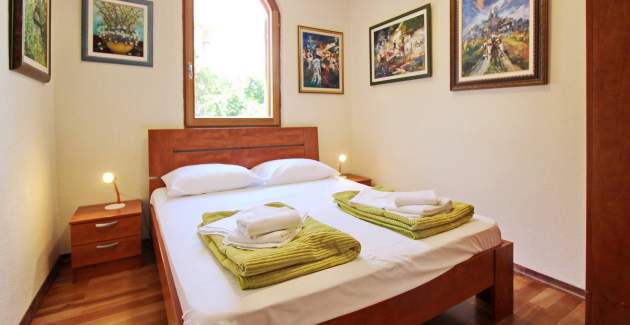 Apartman Mrkus A6 priz - s terasom, blizu plaže