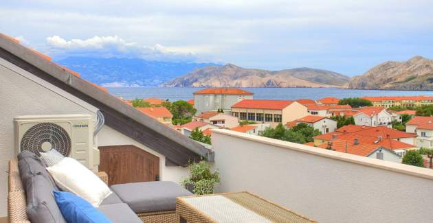 Apartman Nana K2 - s pogledom na more i privatnim roštiljem