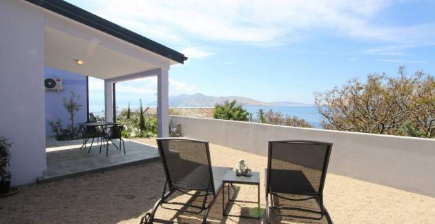 Studio-Apartment Lavanda Nr. 5 – am Meer, mit Meerblick